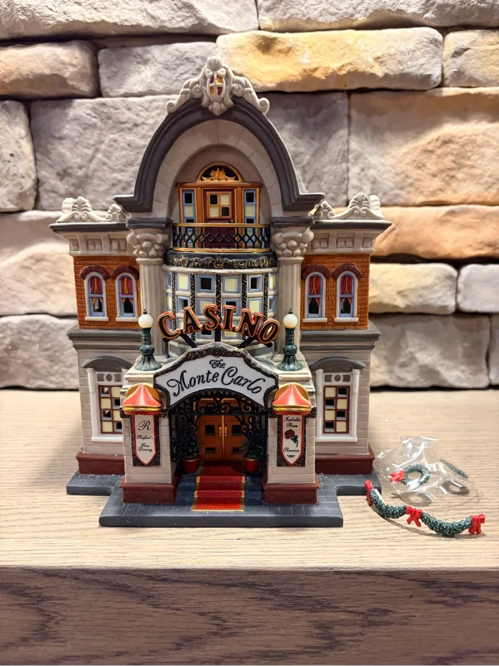 Department 56 Monte Carlo Casino Limited Edition. Signed.